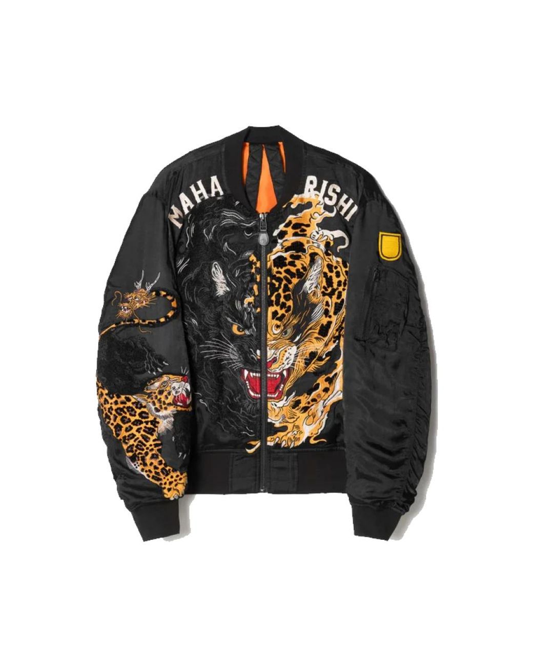 Maharishi Black Bomber Jackets for men