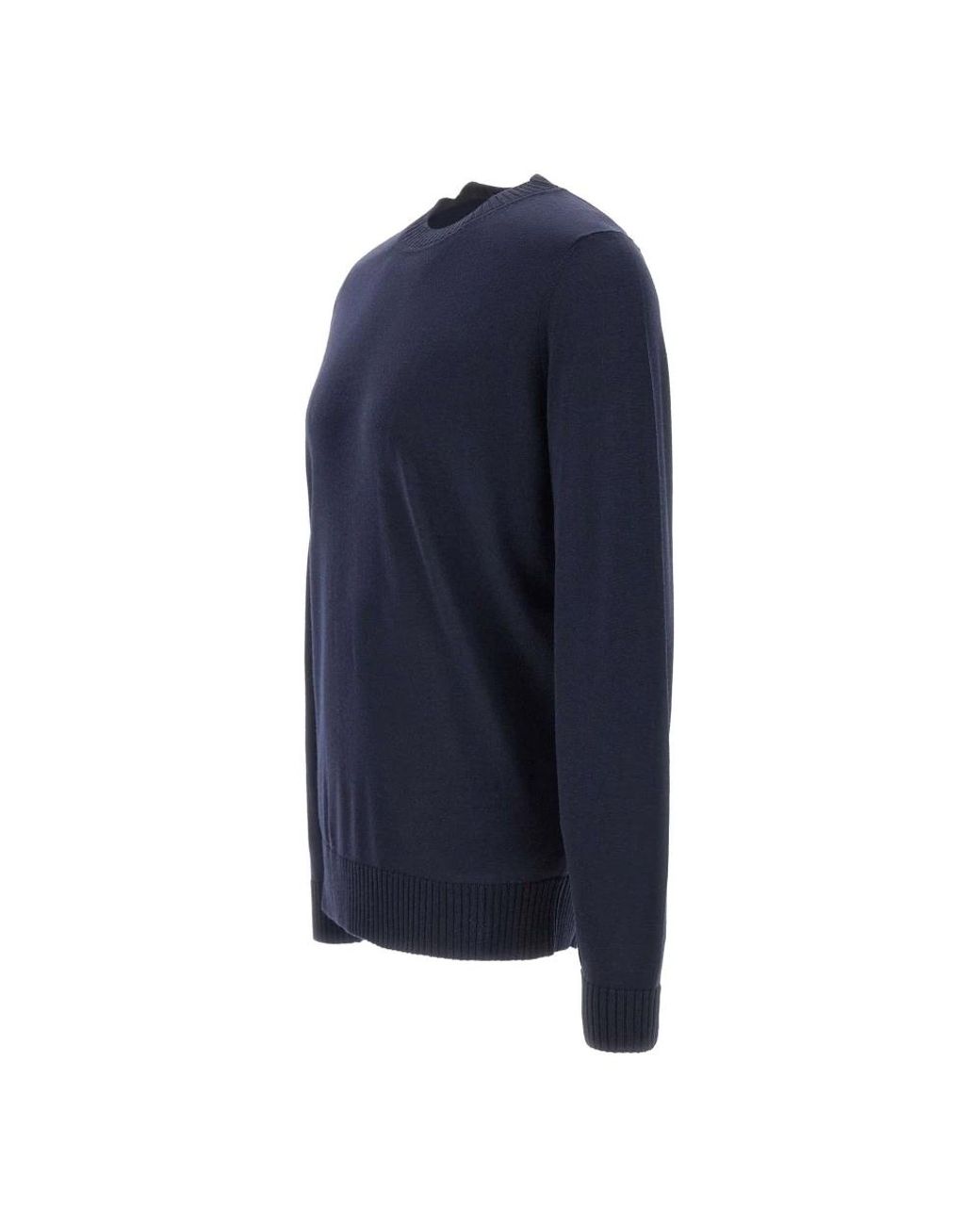 FILIPPO DE LAURENTIIS Blue Round-Neck Knitwear for men