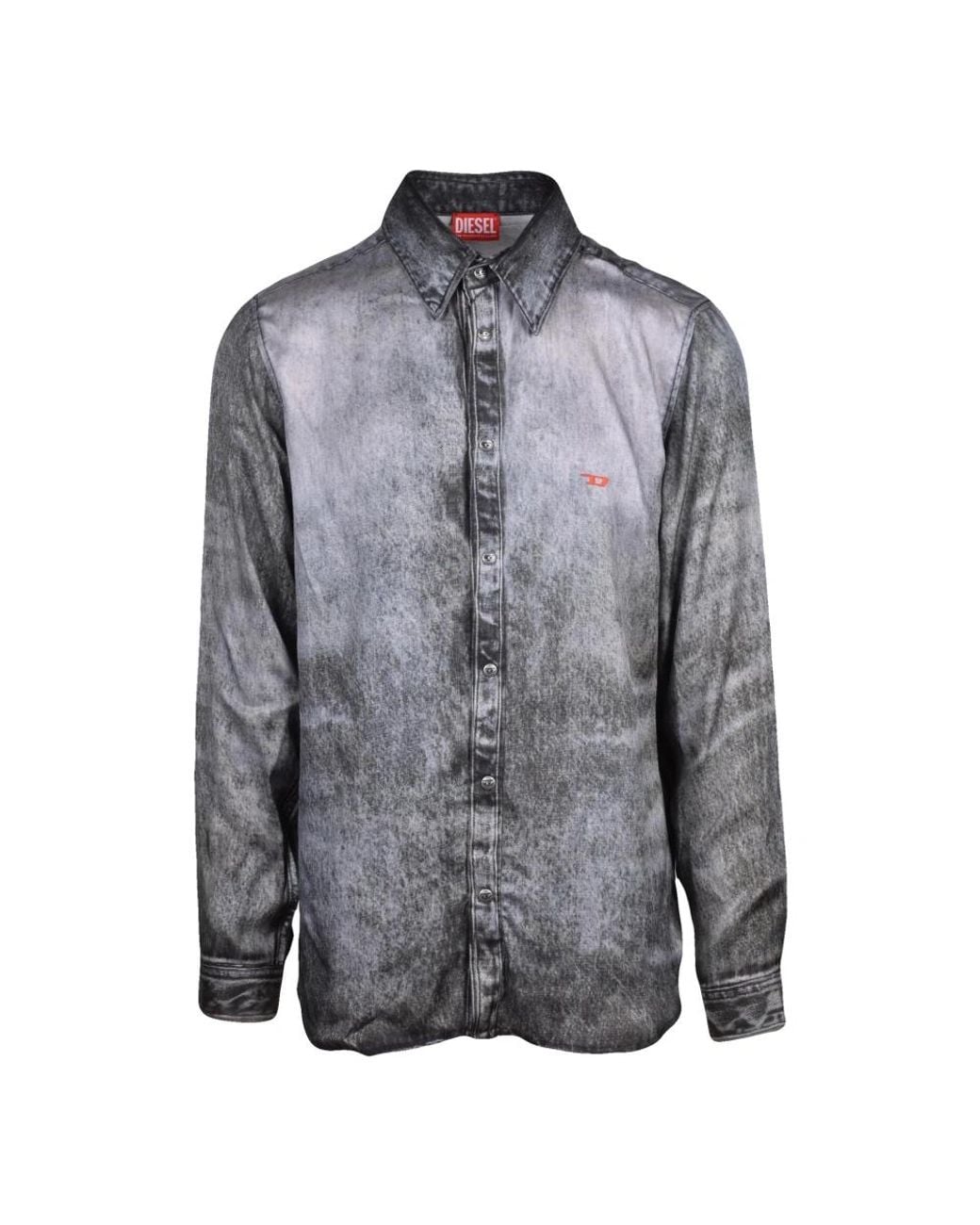 DIESEL Gray Casual Shirts for men