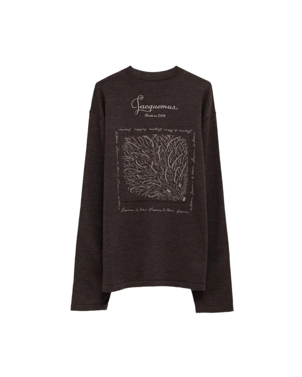 Jacquemus Black Round-Neck Knitwear for men