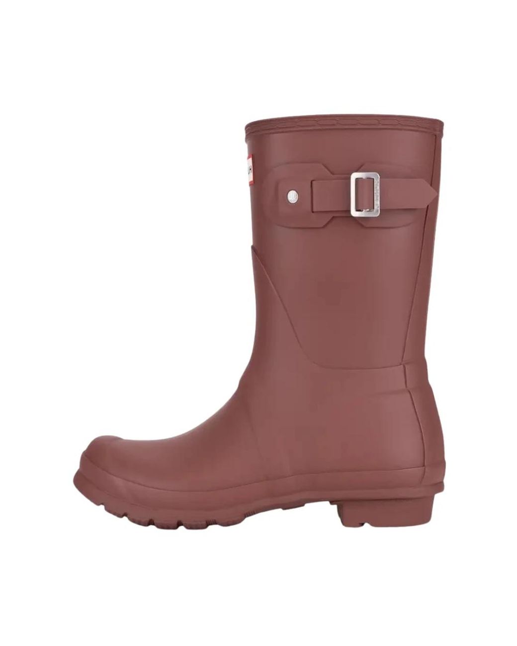 Hunter Brown Original Short Wellington Boots