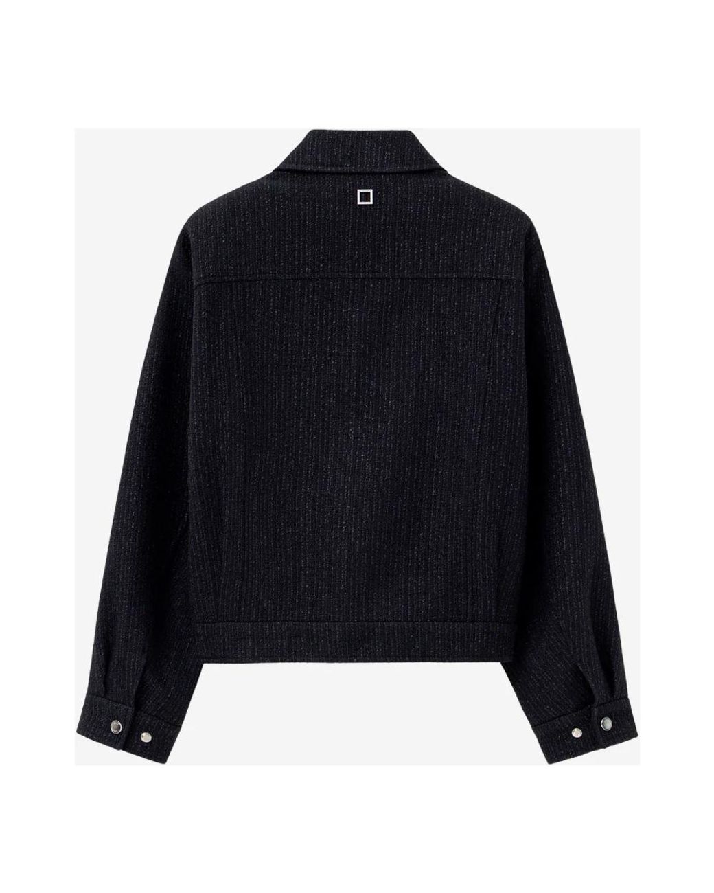 Wooyoungmi Black Bomber Jackets for men