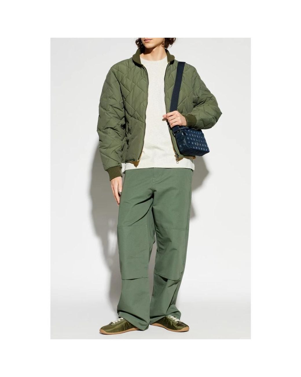 KENZO Green Winter Jackets for men