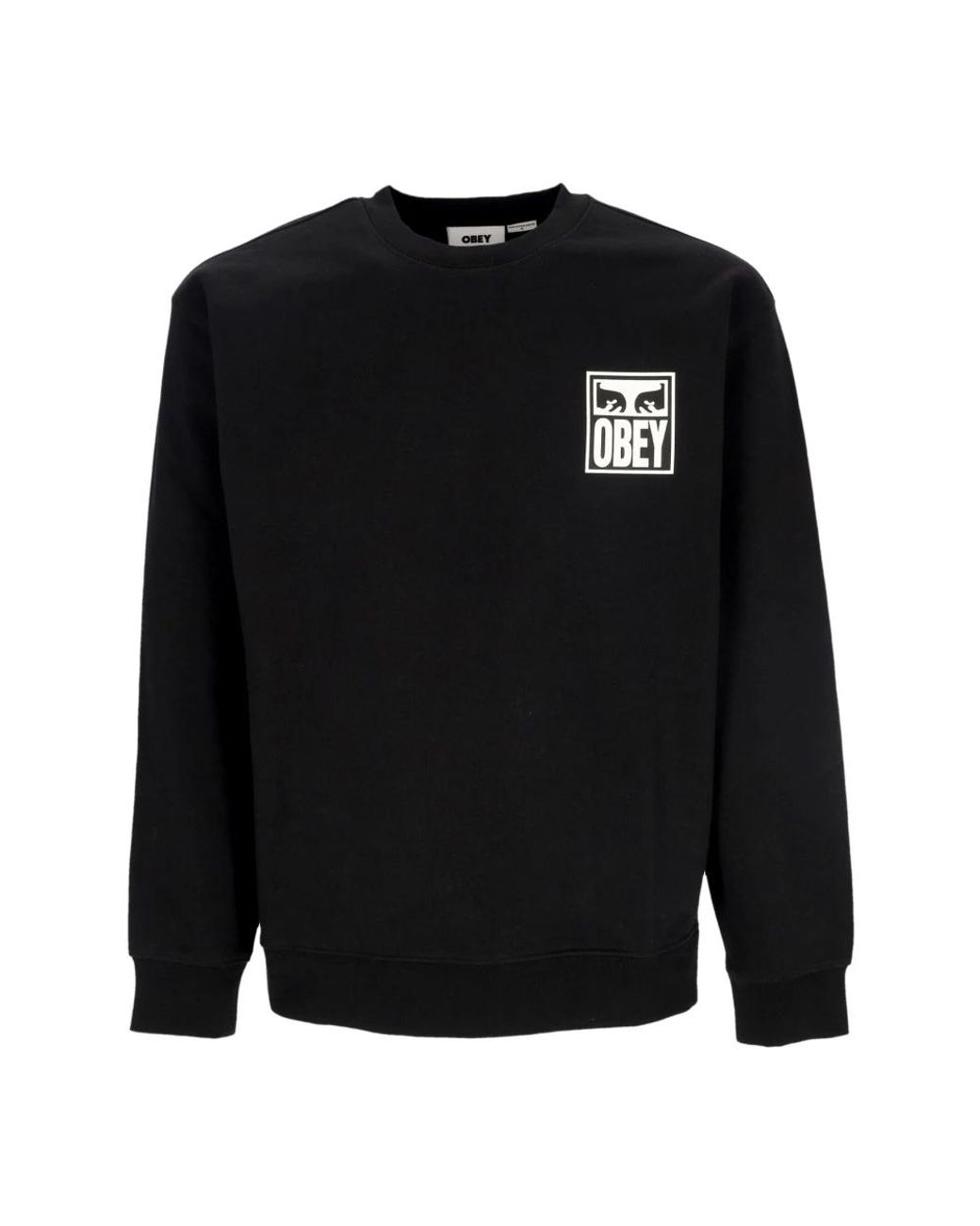 Obey Sweatshirts in het Black voor heren