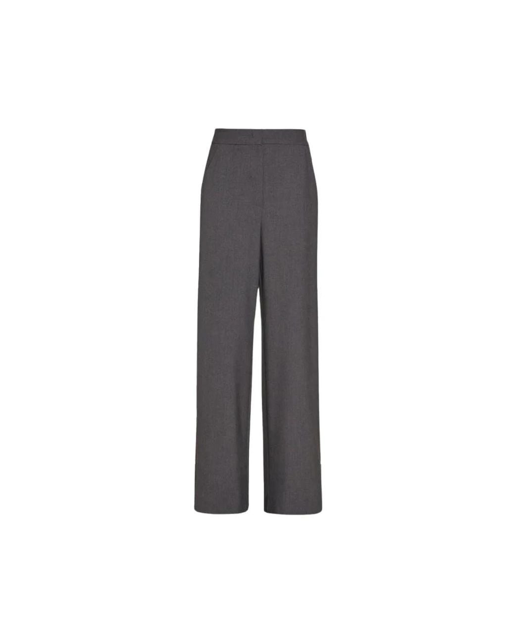 SIMONA CORSELLINI Gray Wide Trousers