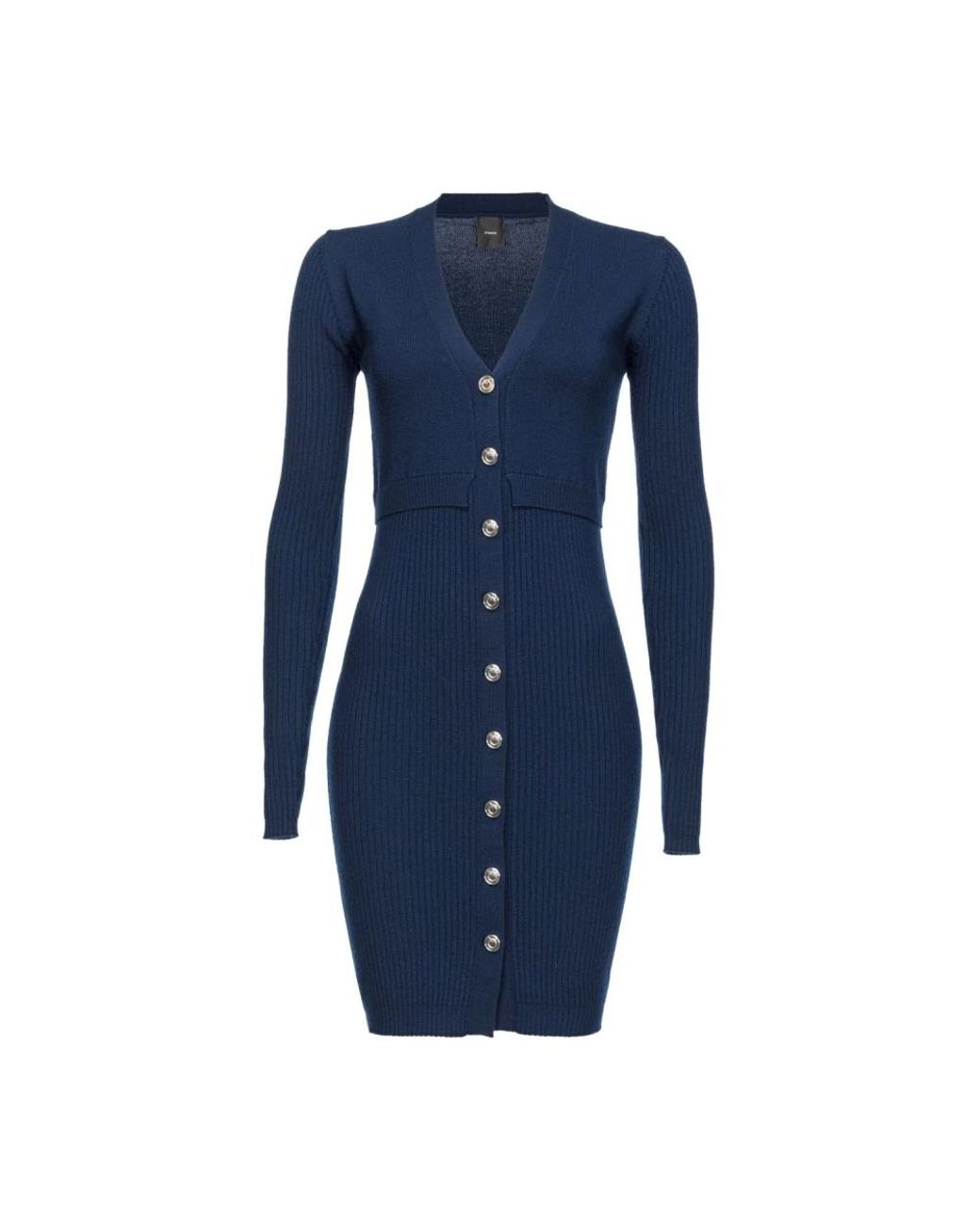 Pinko Blue Knitted Dresses