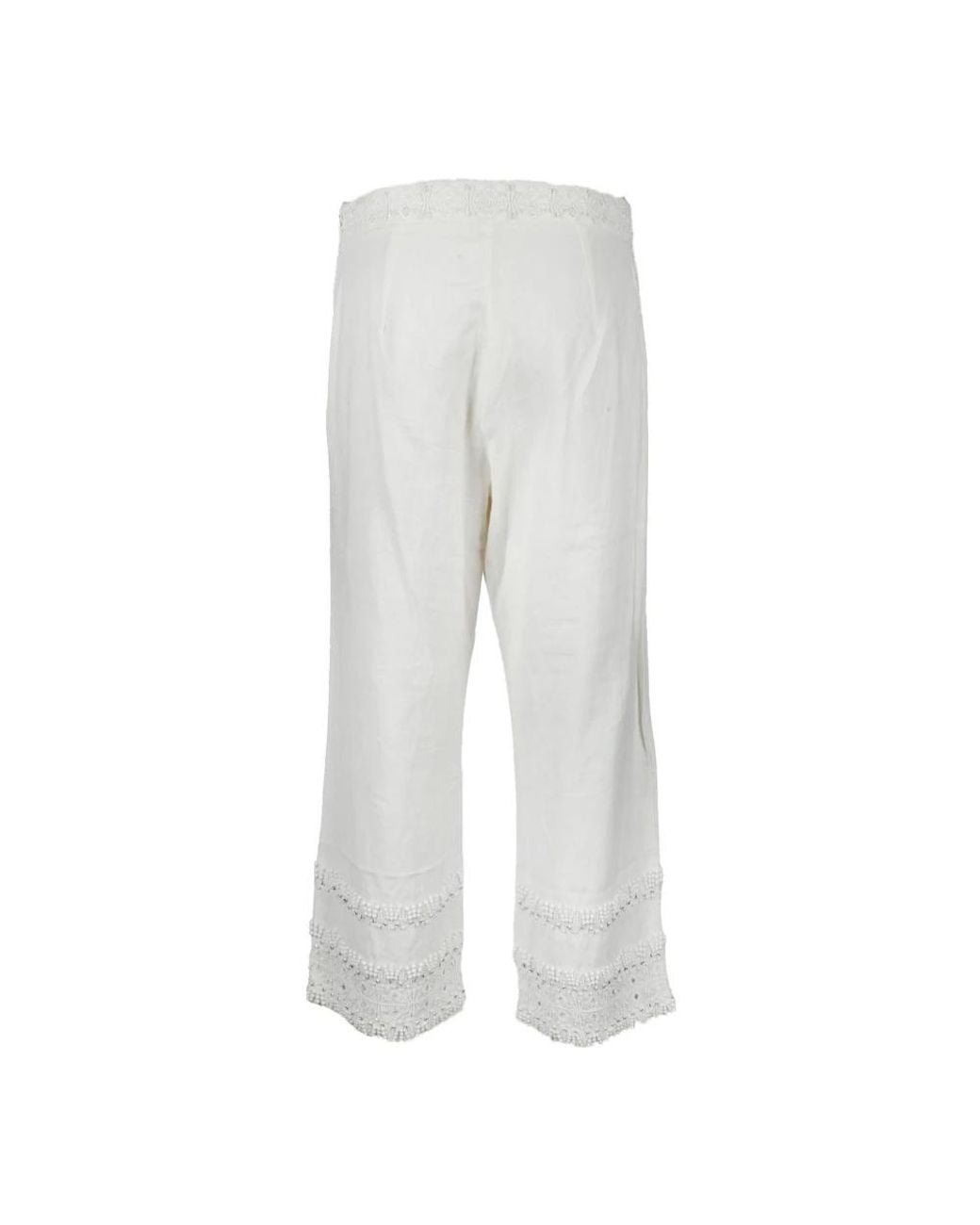 Twinset Gray Wide Trousers