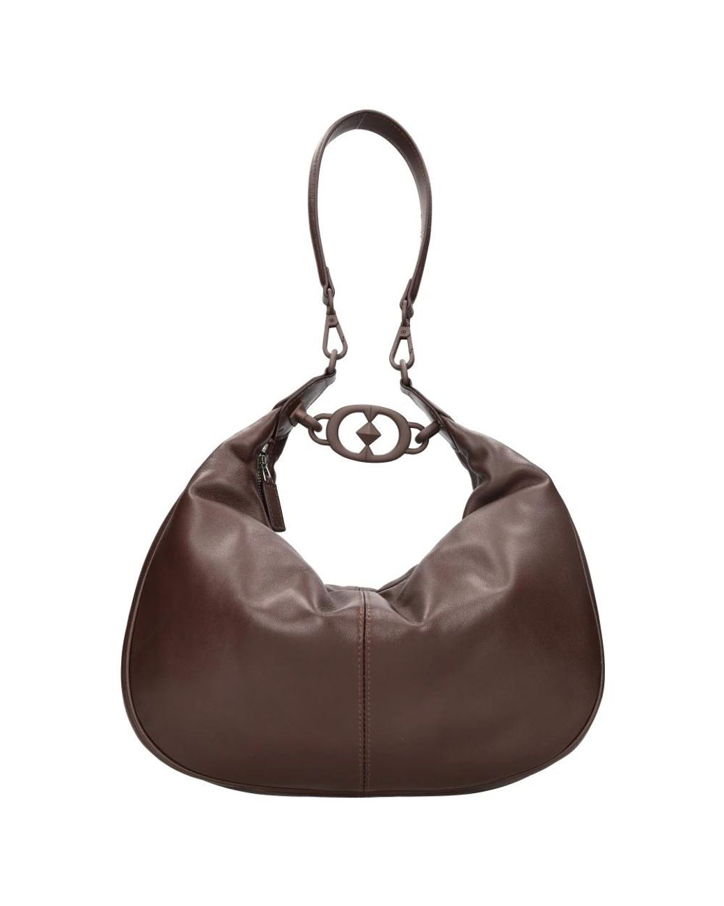 La Carrie Brown Shoulder Bags