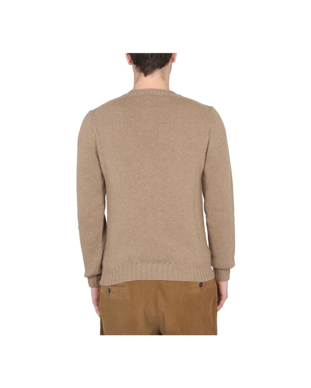 PT Torino Natural Round-Neck Knitwear for men