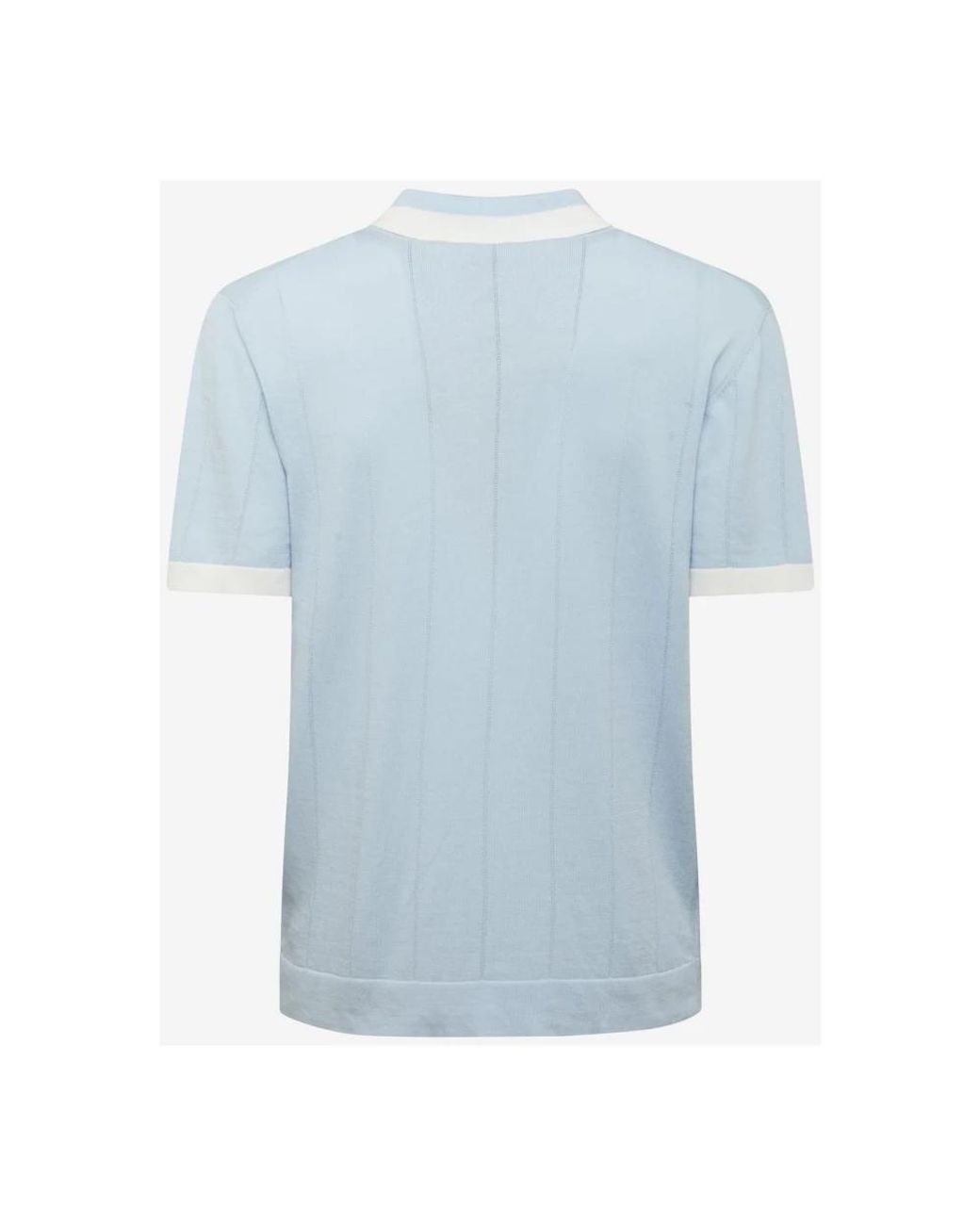 Daniele Fiesoli Blue Polo Shirts for men