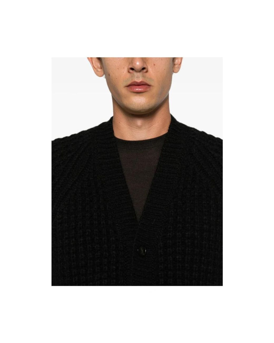 Cardigans Roberto Collina pour homme en coloris Black