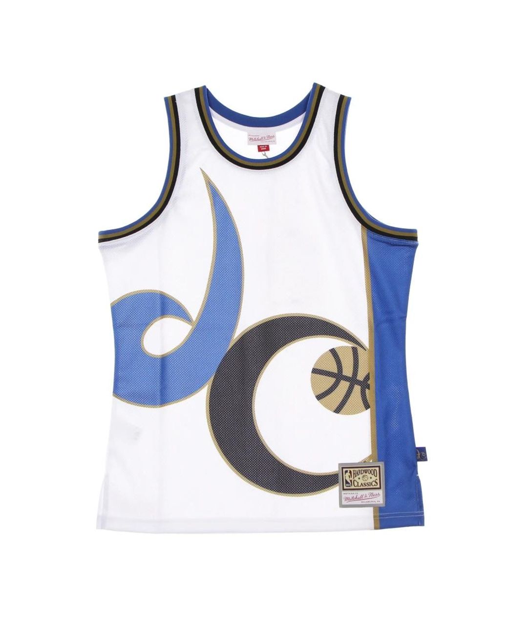 Mitchell & Ness Fitness ,Veelkleurig ,Polyester Nba Basketbal Tanktop Hardwood Classics in het Blue voor heren