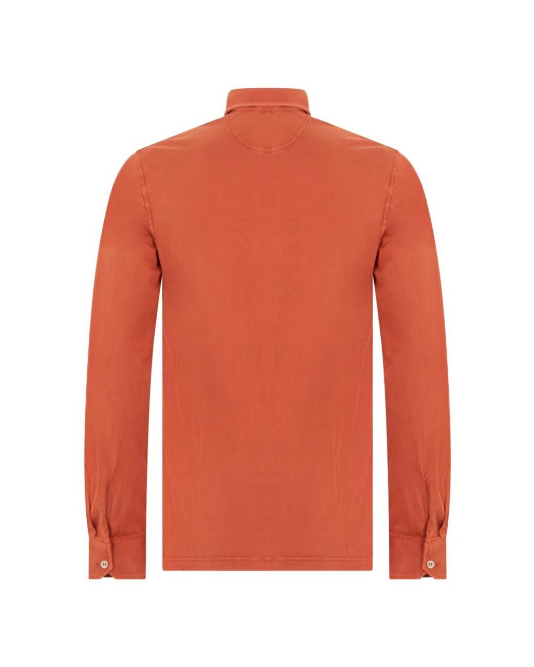 Fedeli Orange Polo Shirts for men