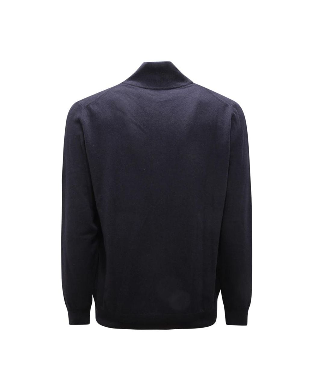 Brooksfield Truien & Vesten ,Blauw ,Wol Wol Volledige Rits Trui Blauw in het Blue voor heren