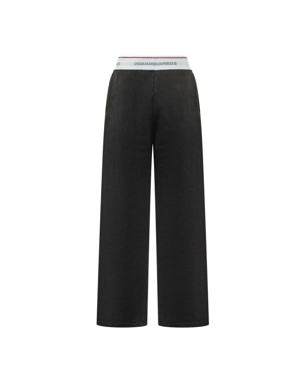 DSquared² Black Wide Trousers