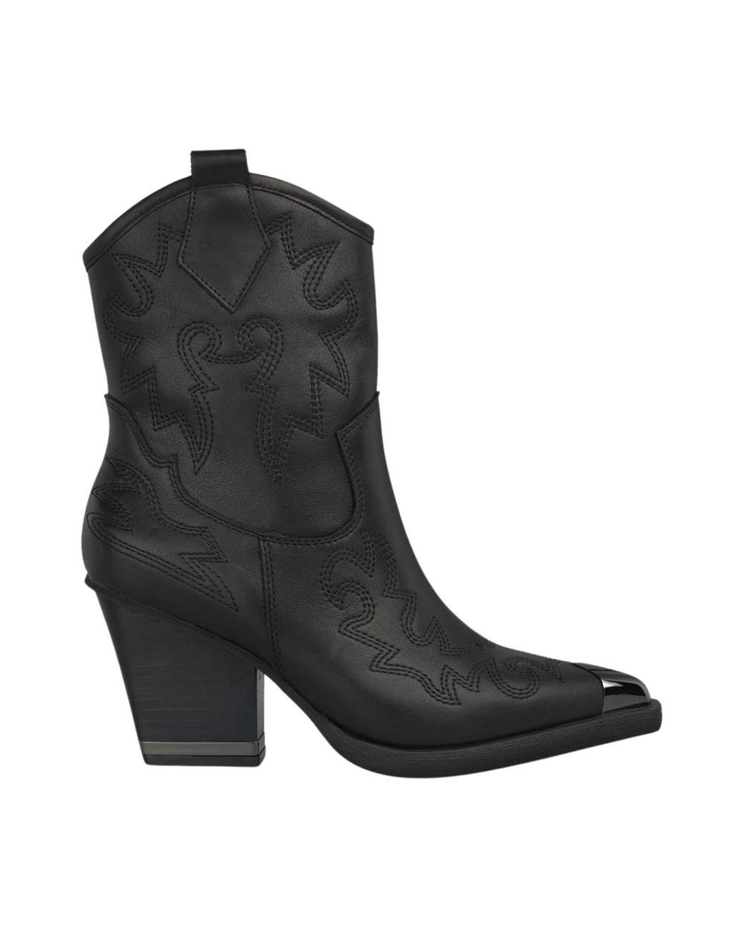Alma En Pena. Black Cowboy & Biker Boots