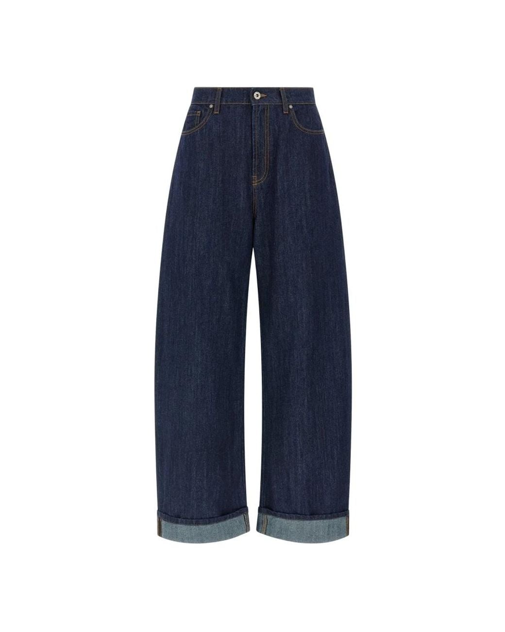 P.A.R.O.S.H. Blue Wide Jeans