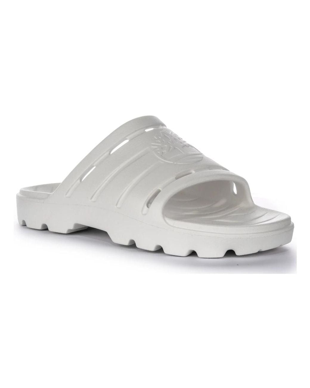 Timberland White Sliders for men