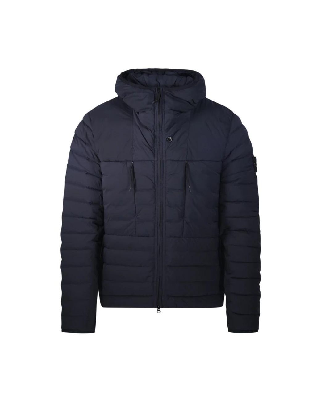 Stone Island Blue Winter Jackets for men