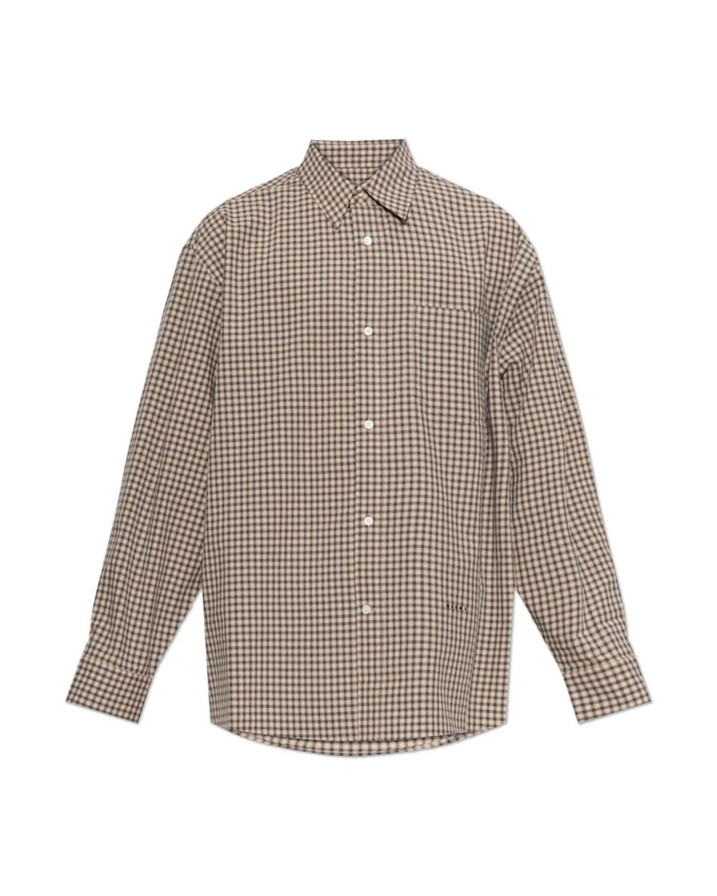 Marni Gray Casual Shirts for men