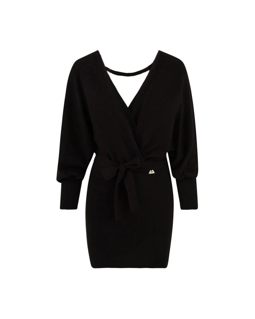Akep Black Wrap Dresses