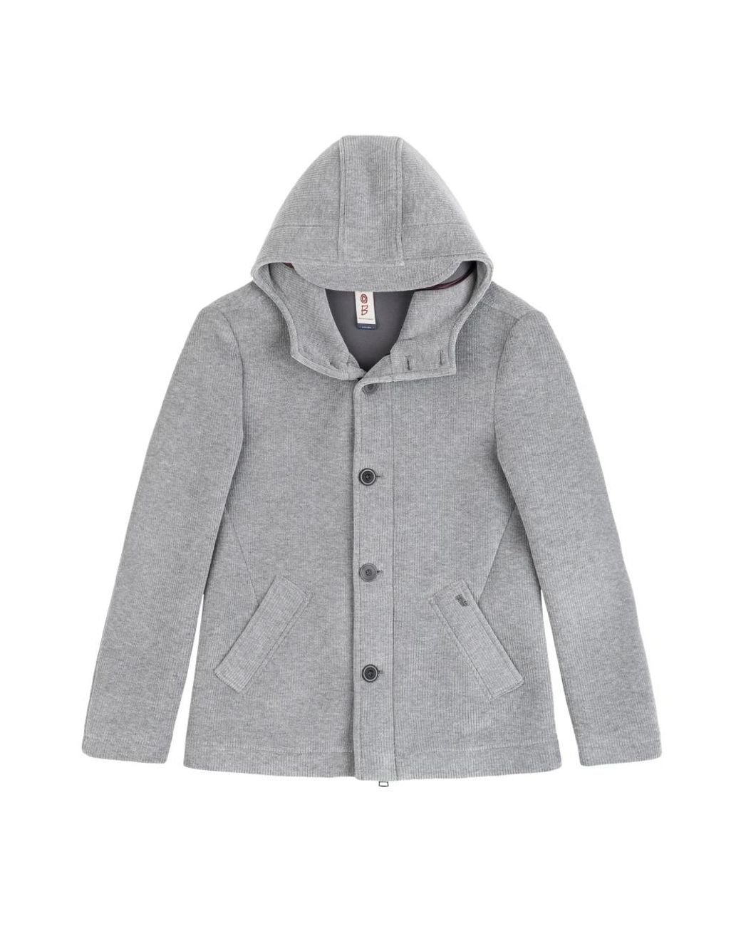 Bob Hoodie in het Gray voor heren