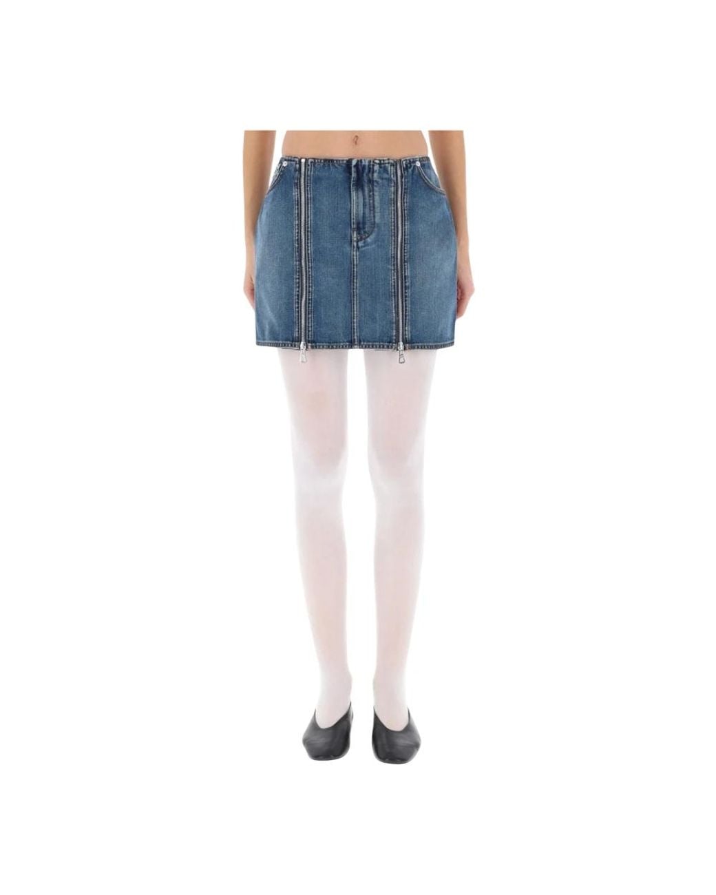 Jean Paul Gaultier Blue Denim Skirts