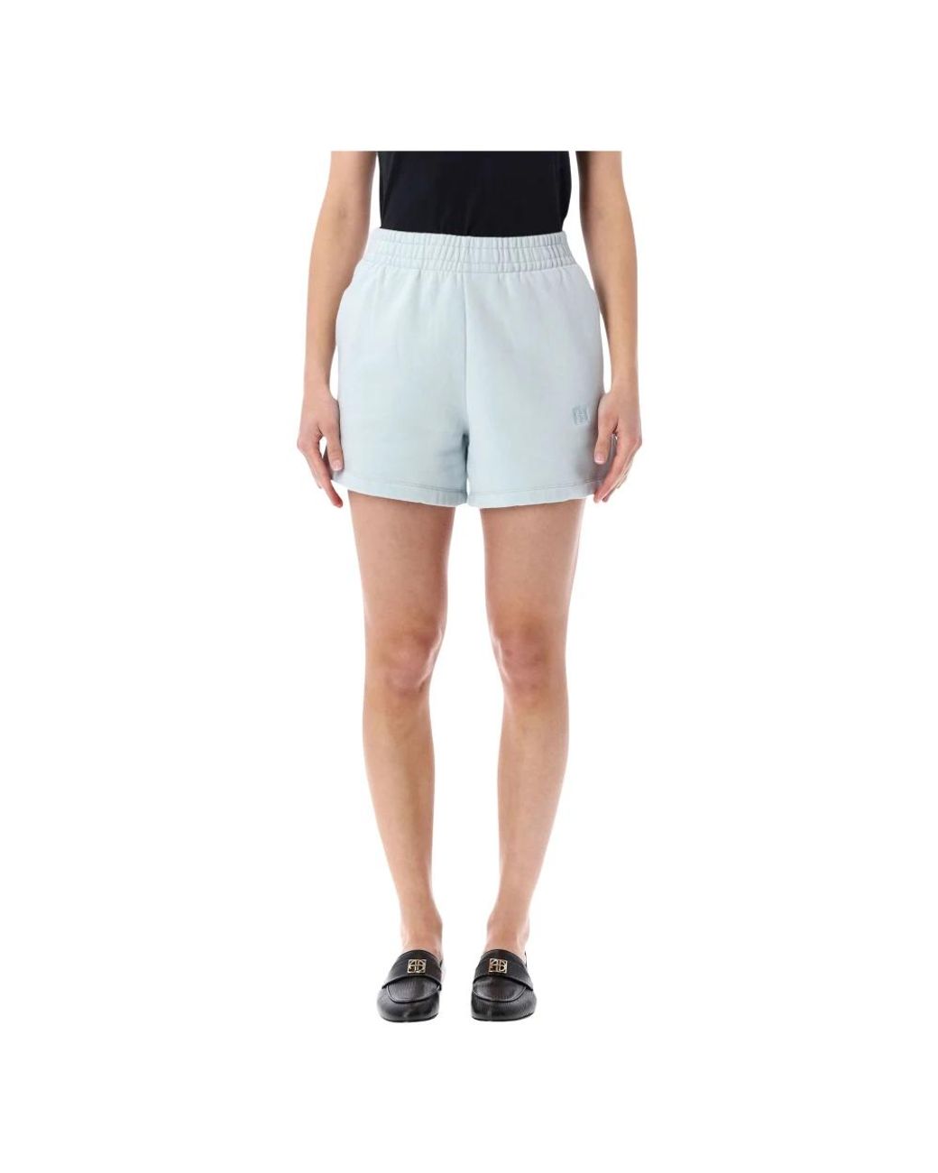 Anine Bing Blue Short Shorts