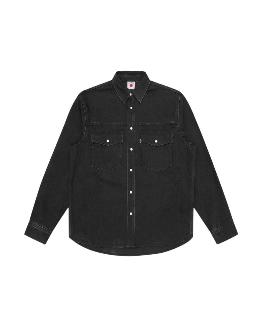 BBCICECREAM Black Denim Shirts for men