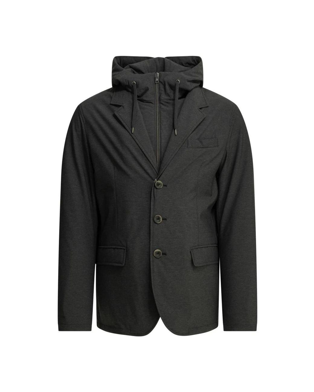 Herno Blazer Met Capuchon in het Black voor heren