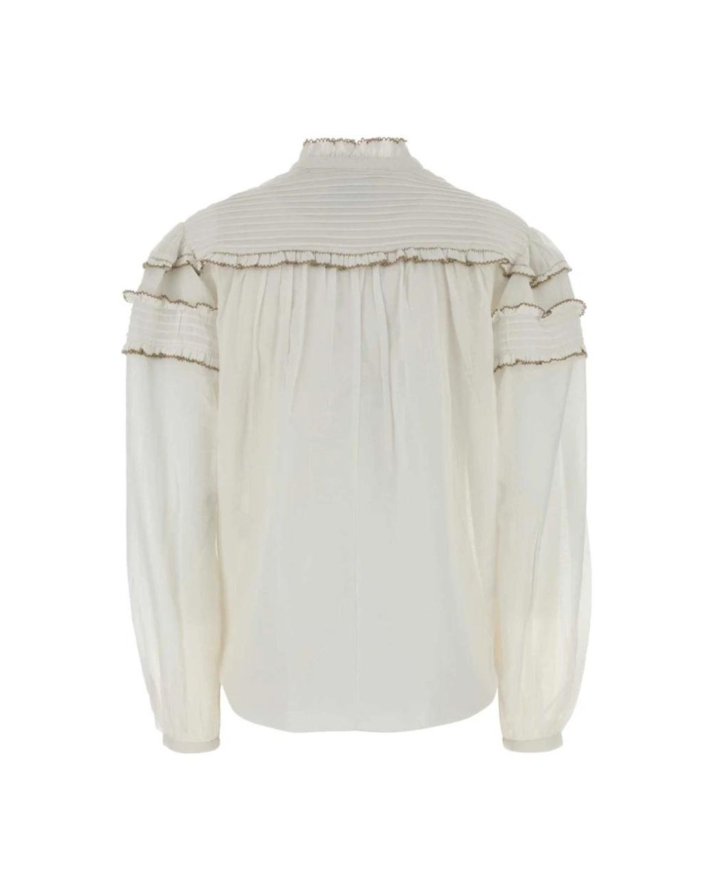Isabel Marant White Doane Bluse