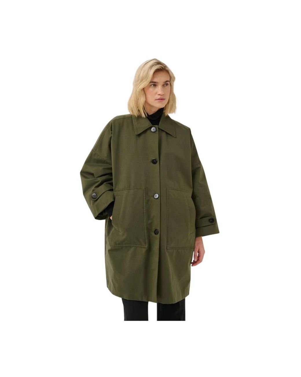 My Essential Wardrobe Lyonmw Os Jacket in het Green