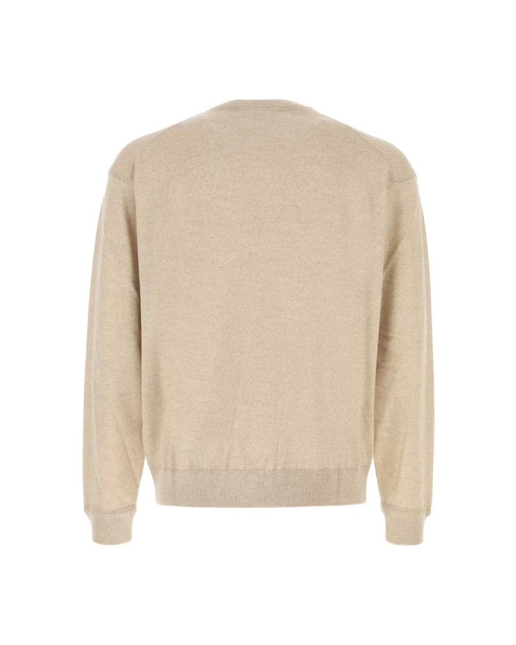 Maison Kitsuné Natural Round-Neck Knitwear for men