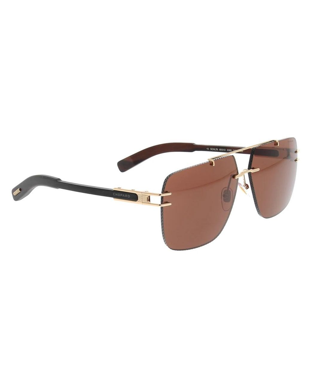Sunglasses Chopard de color Brown