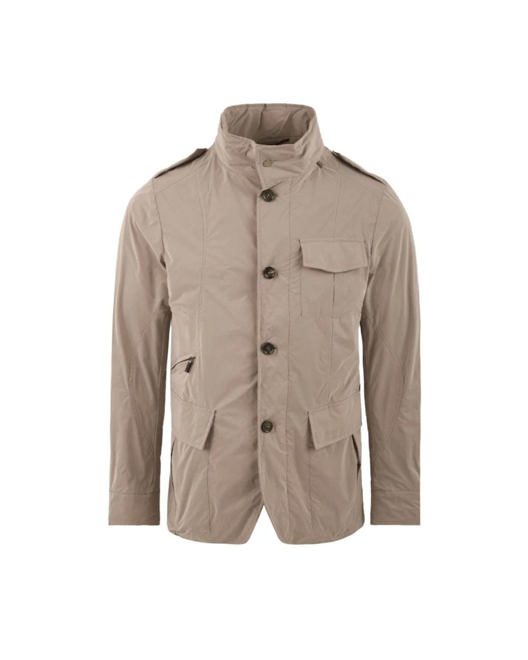 Moorer Brown Light Jackets for men