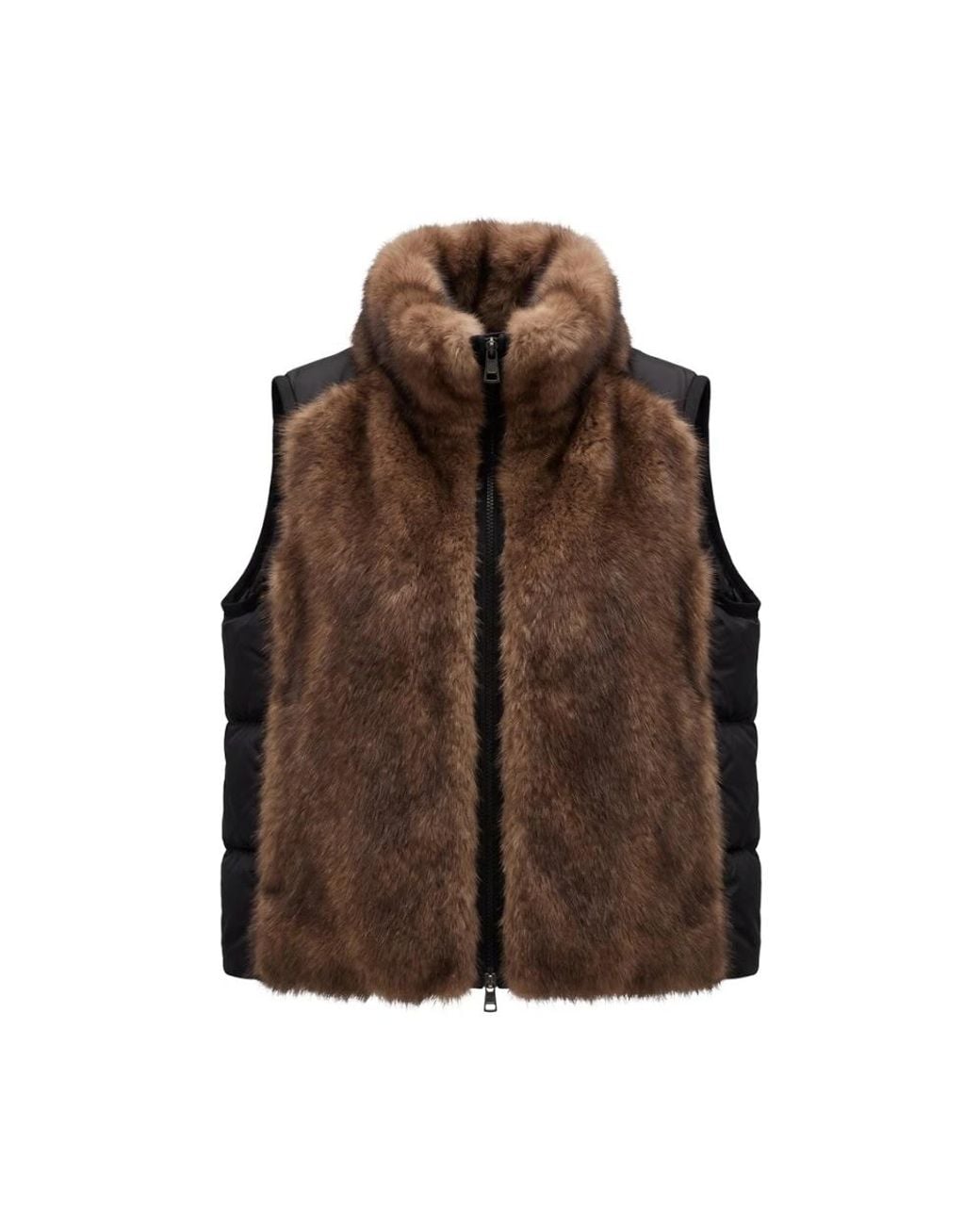 Moncler Brown Waistcoats