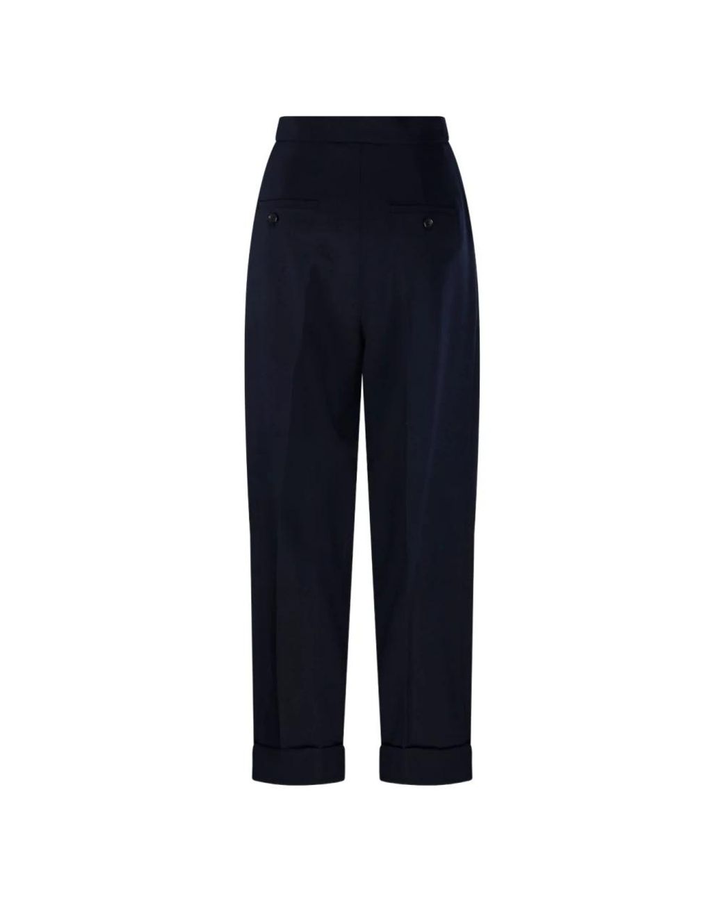 Max Mara Blue Tapered Trousers