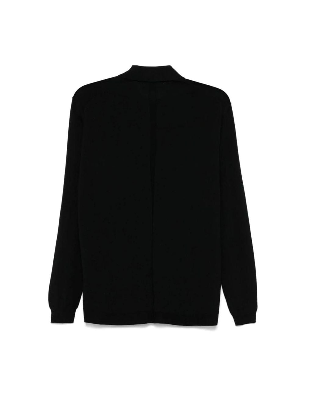 Low Brand Black Polo Shirts for men