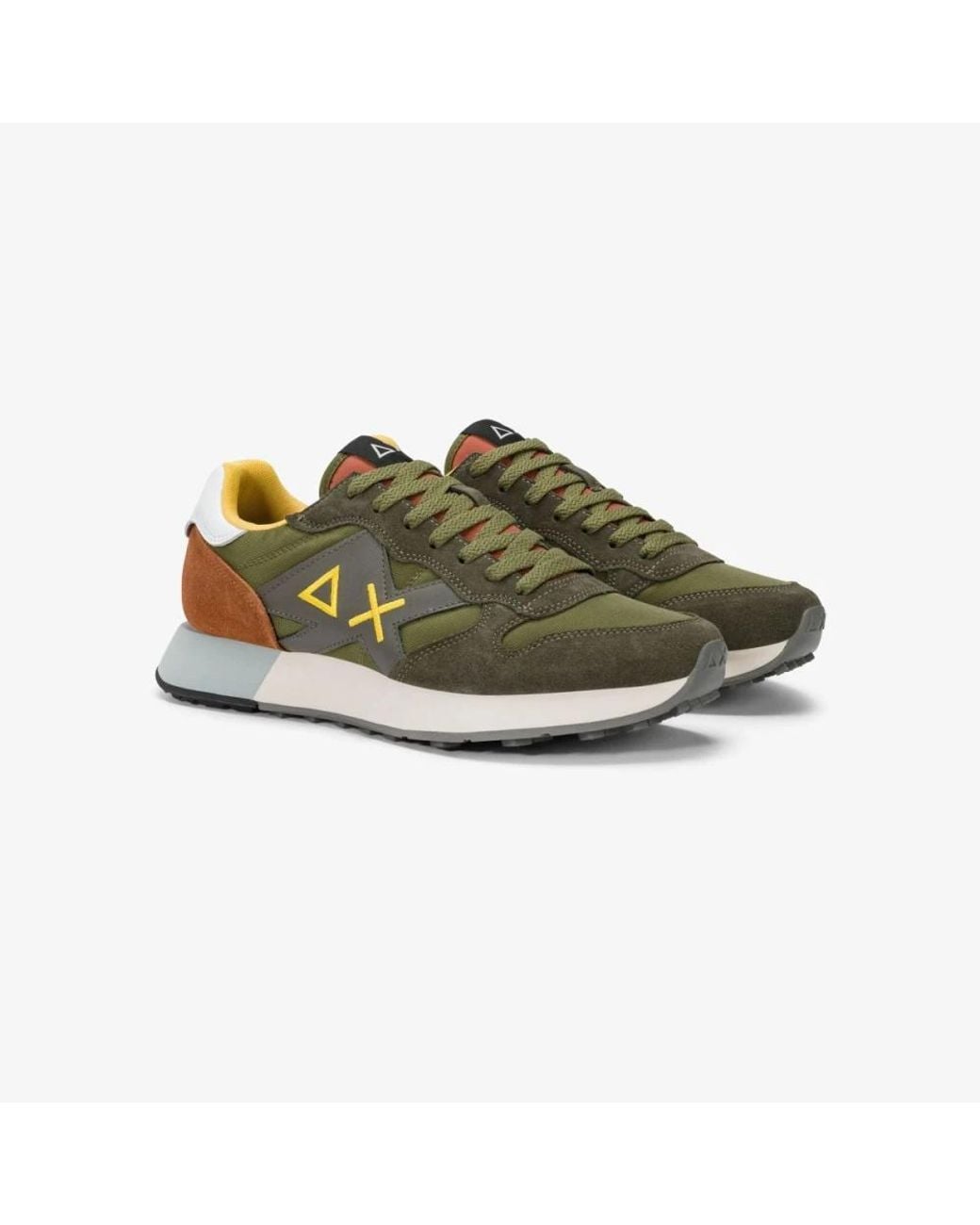 Sun 68 Green Sneakers for men
