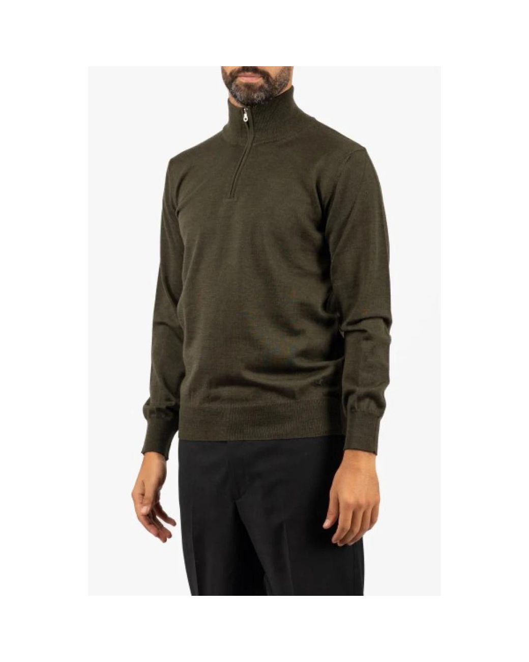 Turtlenecks Brooksfield de hombre de color Green