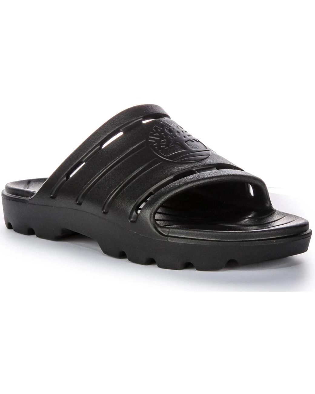 Timberland Black Sliders for men