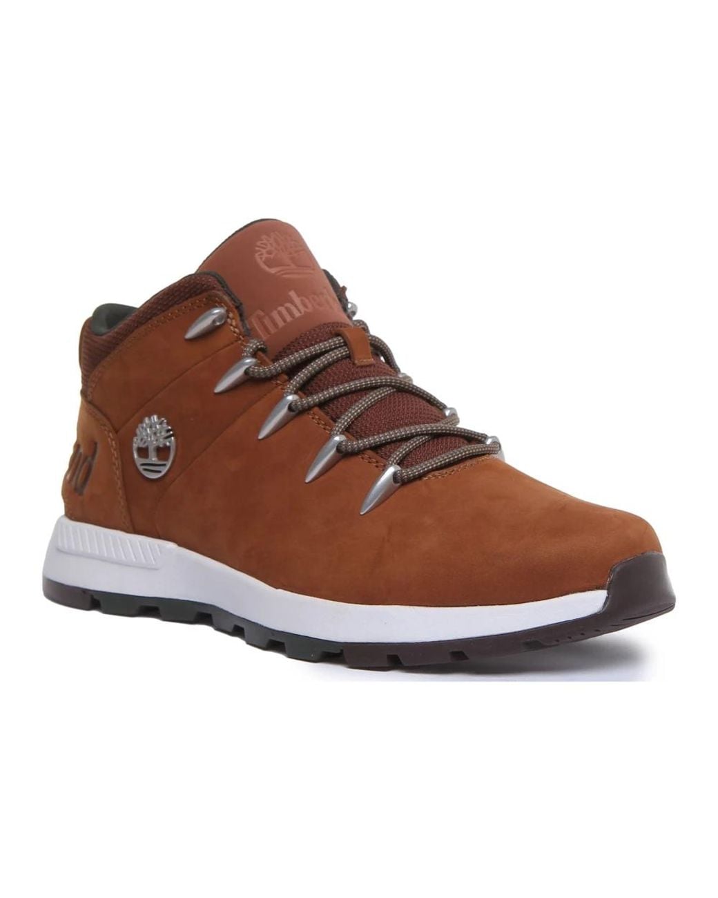 Timberland Brown Lace-Up Boots for men