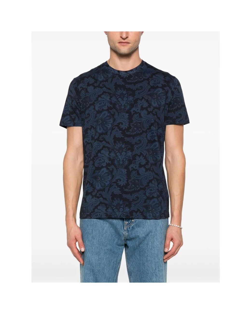 Etro Blue T-Shirts for men