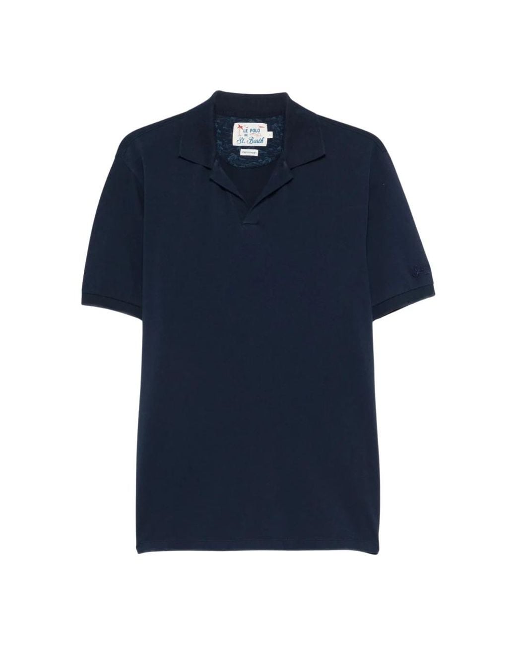 Mc2 Saint Barth Blue Polo Shirts for men
