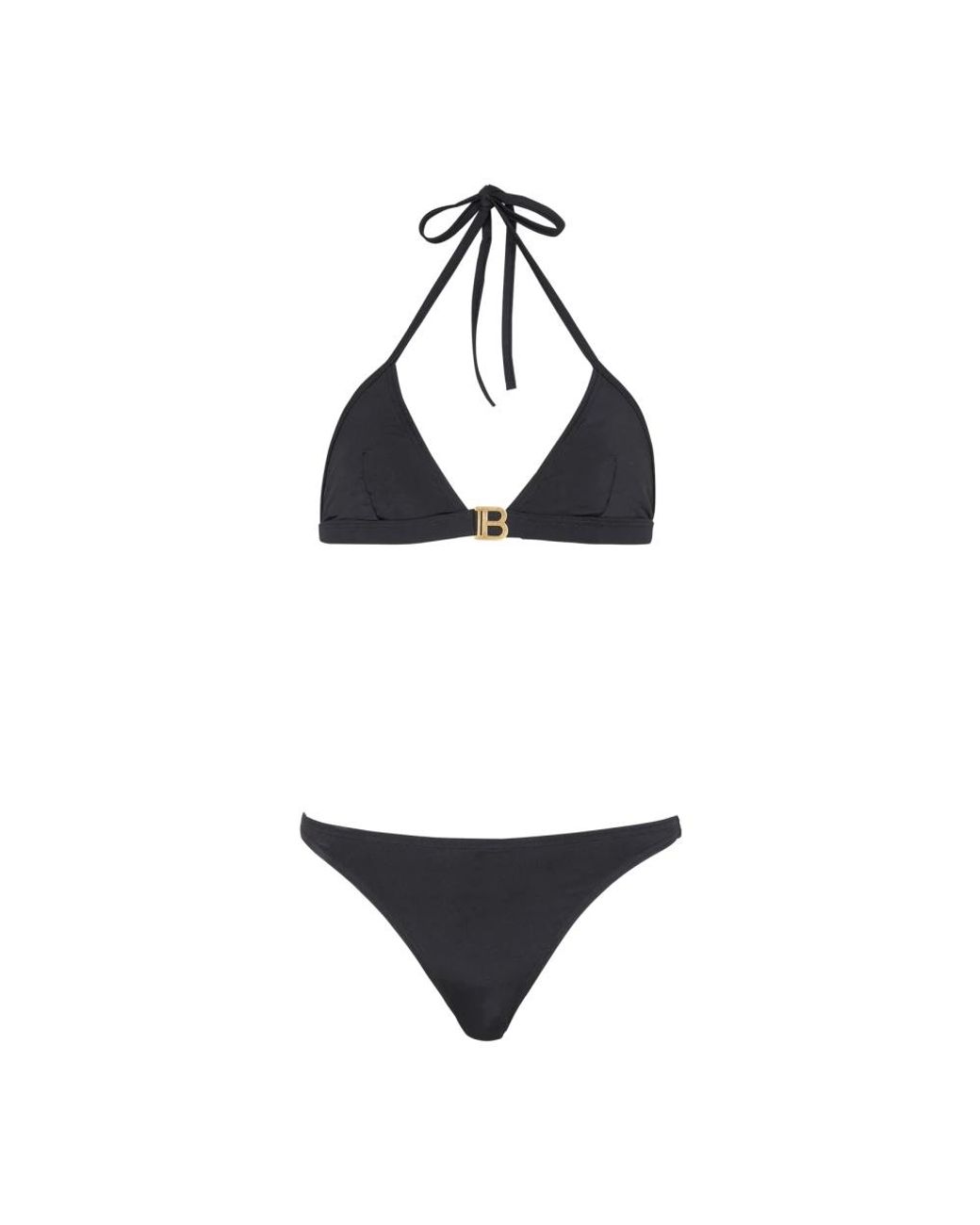 Balmain Bikini Met Logoprint in het Black