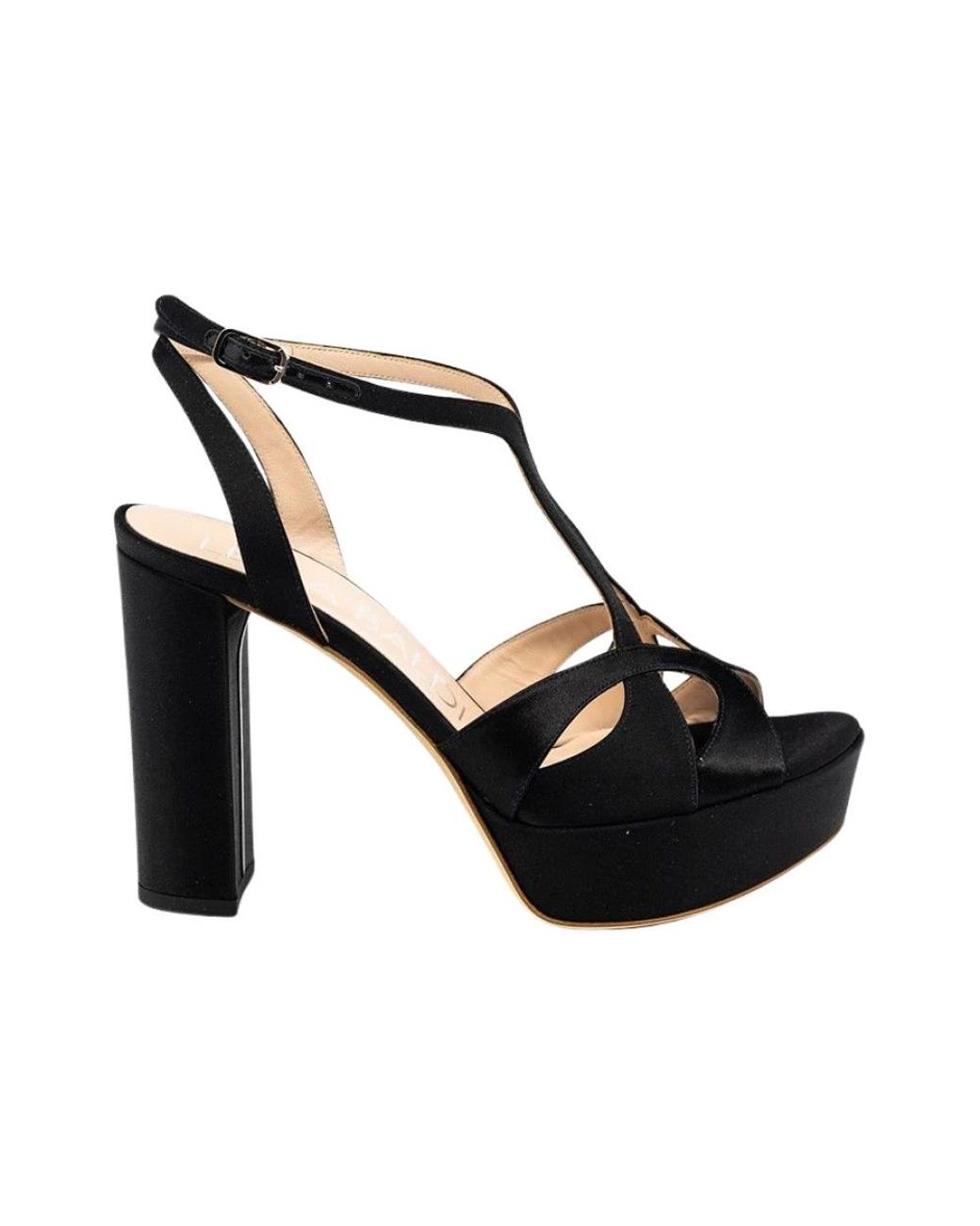 Lella Baldi Black Sandalo
