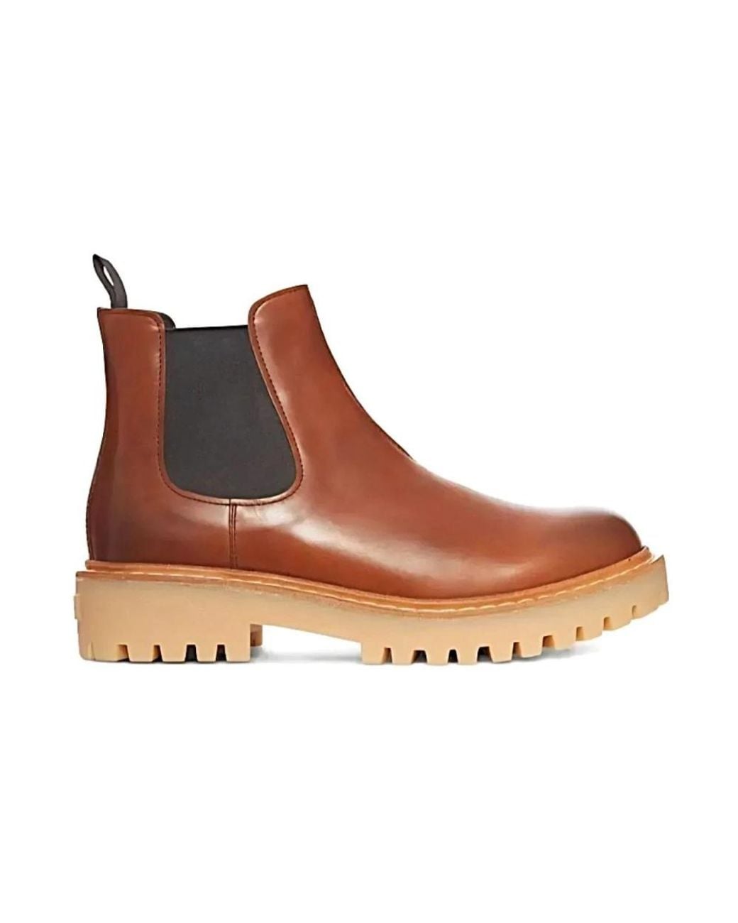 Prada Brown Chelsea Boots