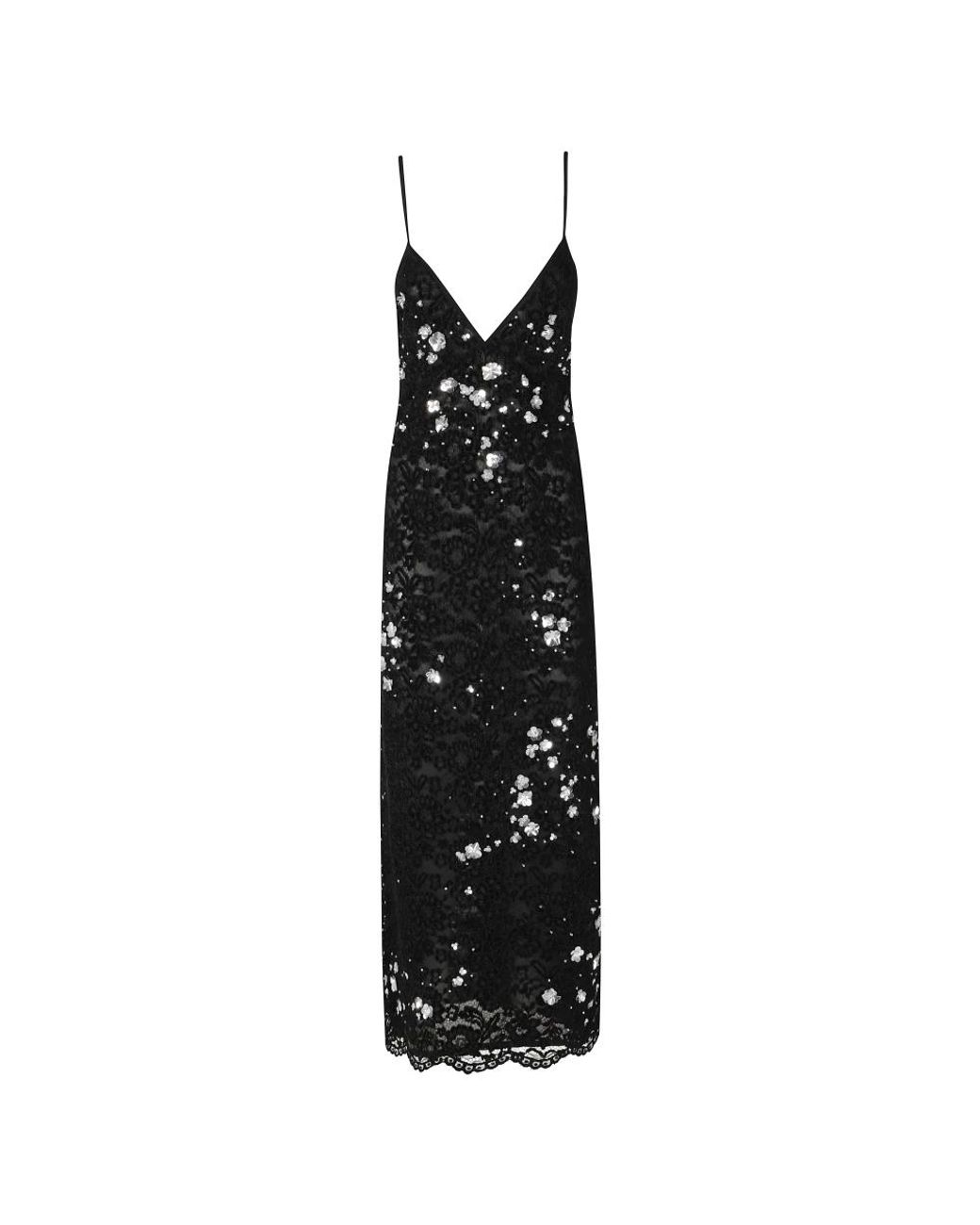 Des Phemmes Cocktail Slipjurk in het Black