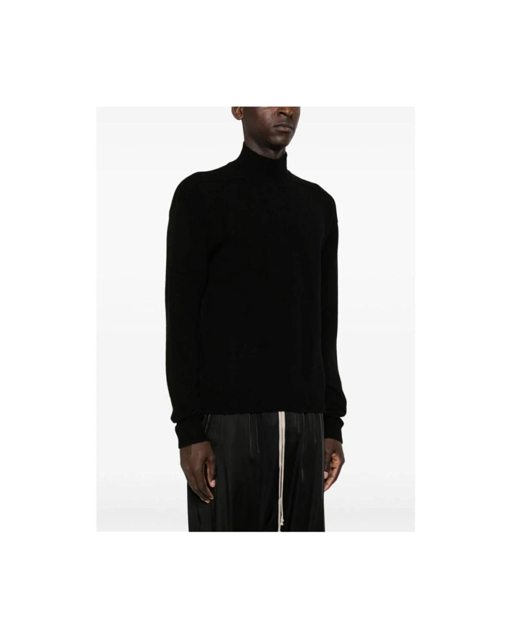 Rick Owens Black Turtlenecks for men