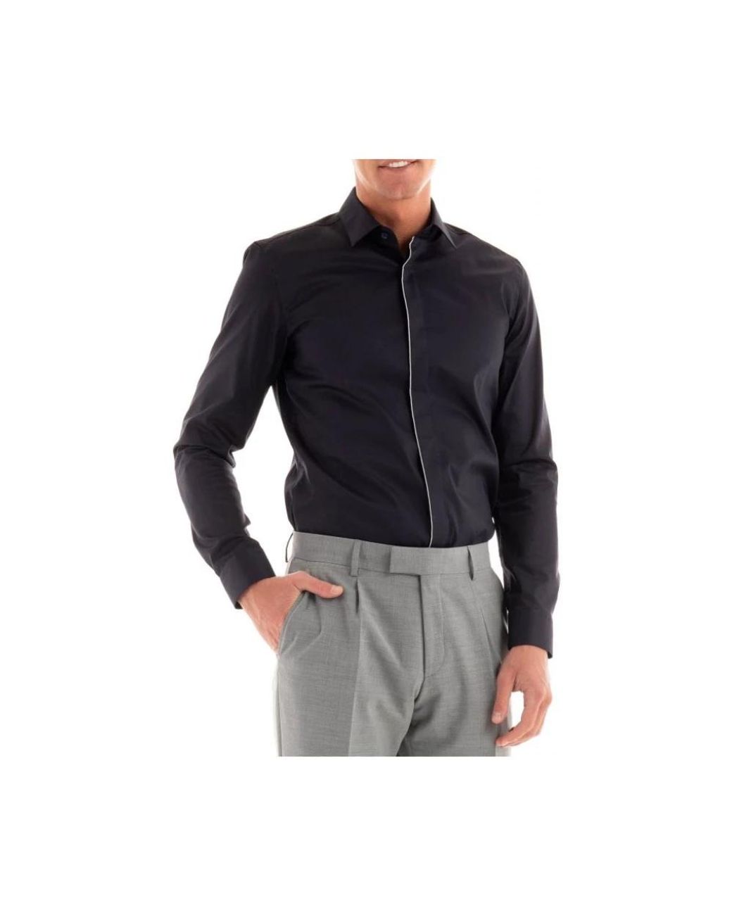 Boss Blue Casual Shirts for men